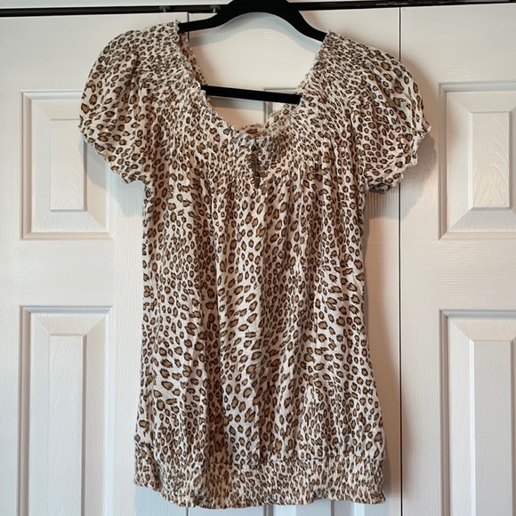 Lucky Brand Tops - Lucky Brand Cheetah Print Top